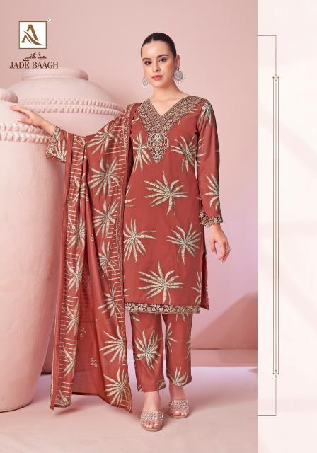 Alok suit jade bagh wholesale non catalog dress material manufacturers